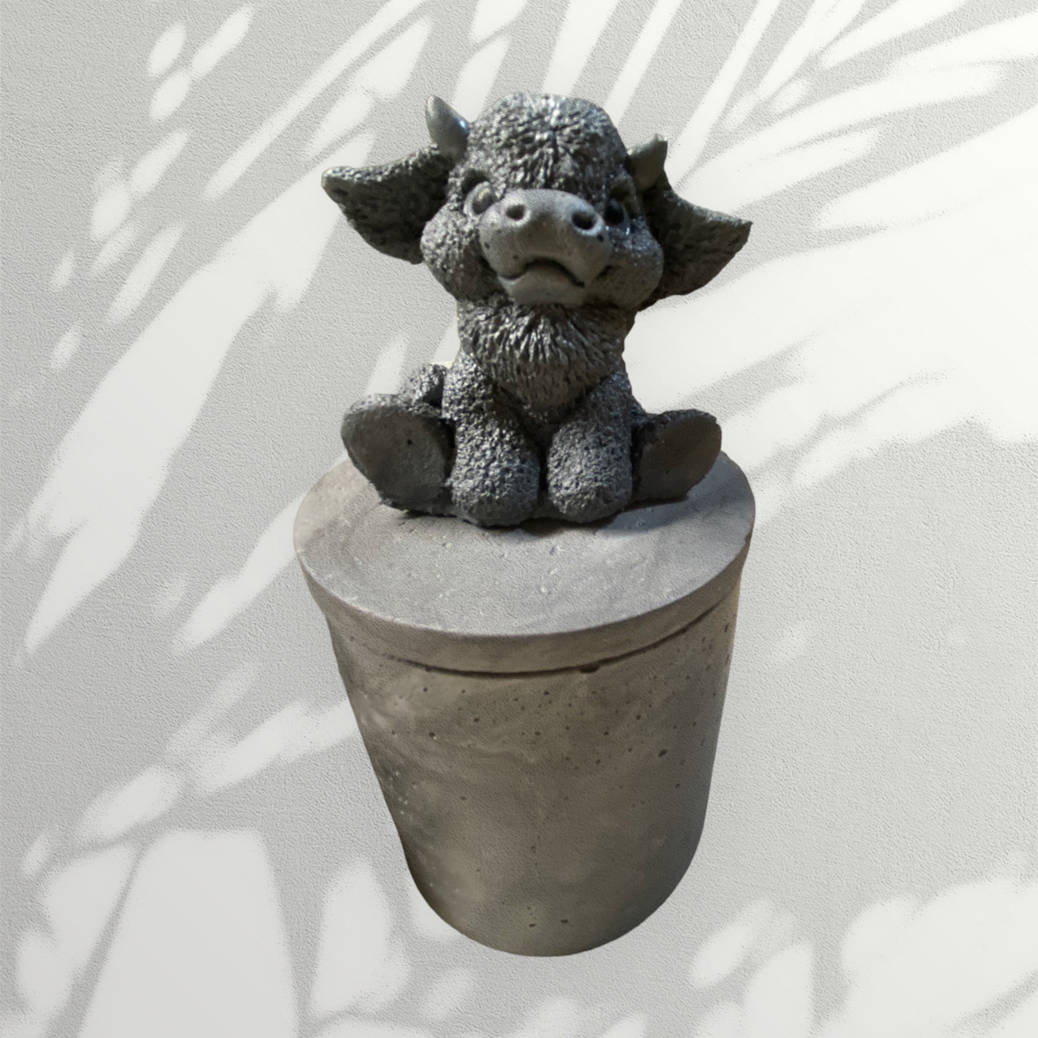 Baby Highland Cow Figure or Container