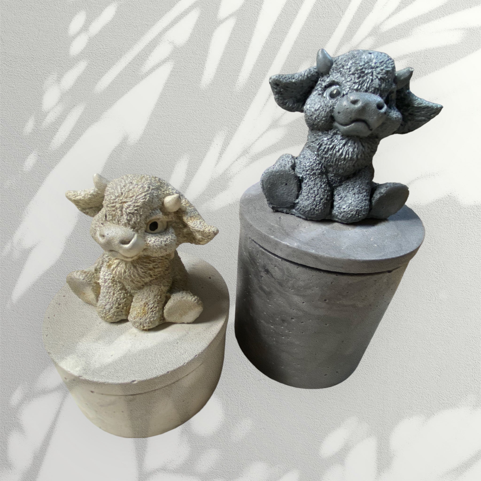 Baby Highland Cow Figure or Container