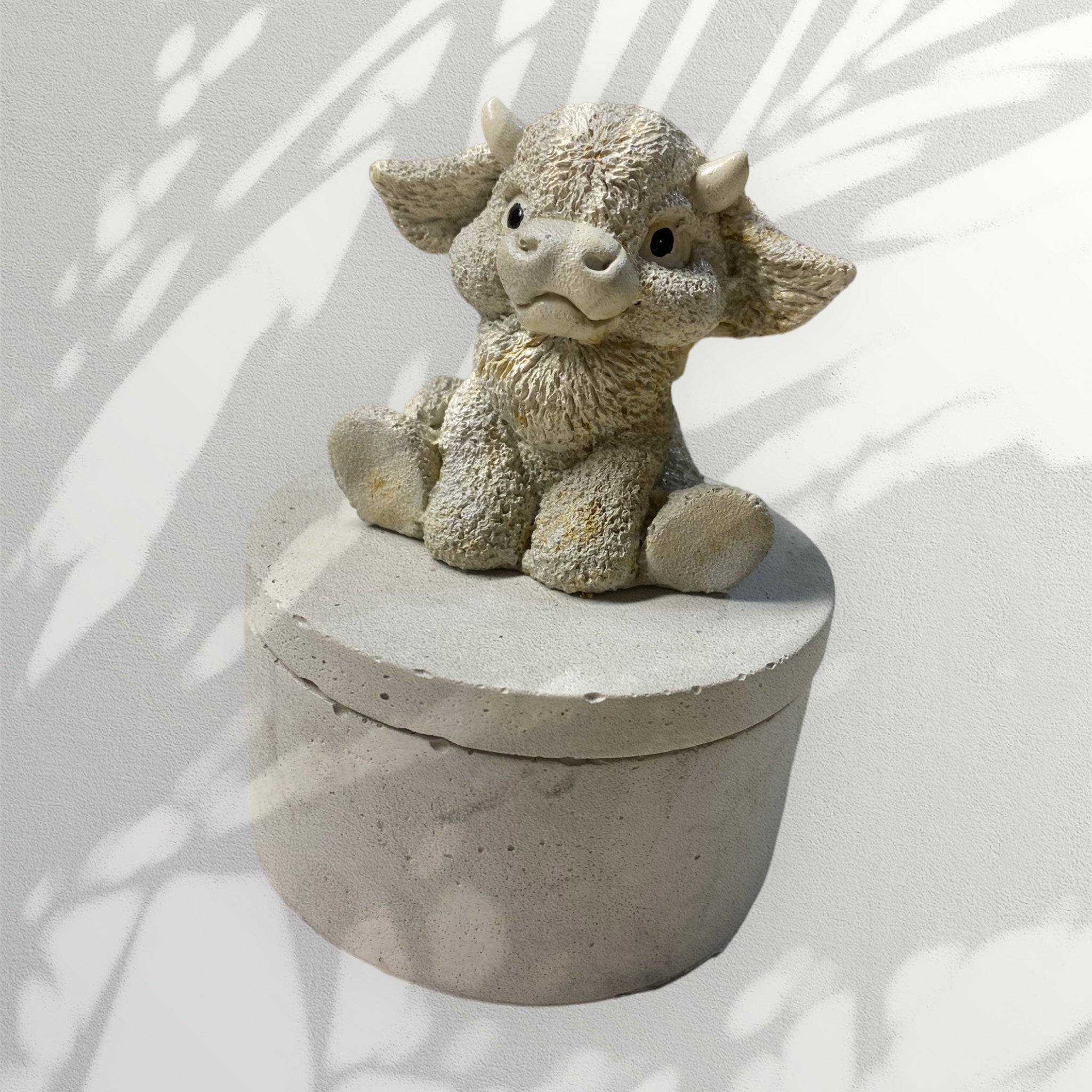 Baby Highland Cow Figure or Container