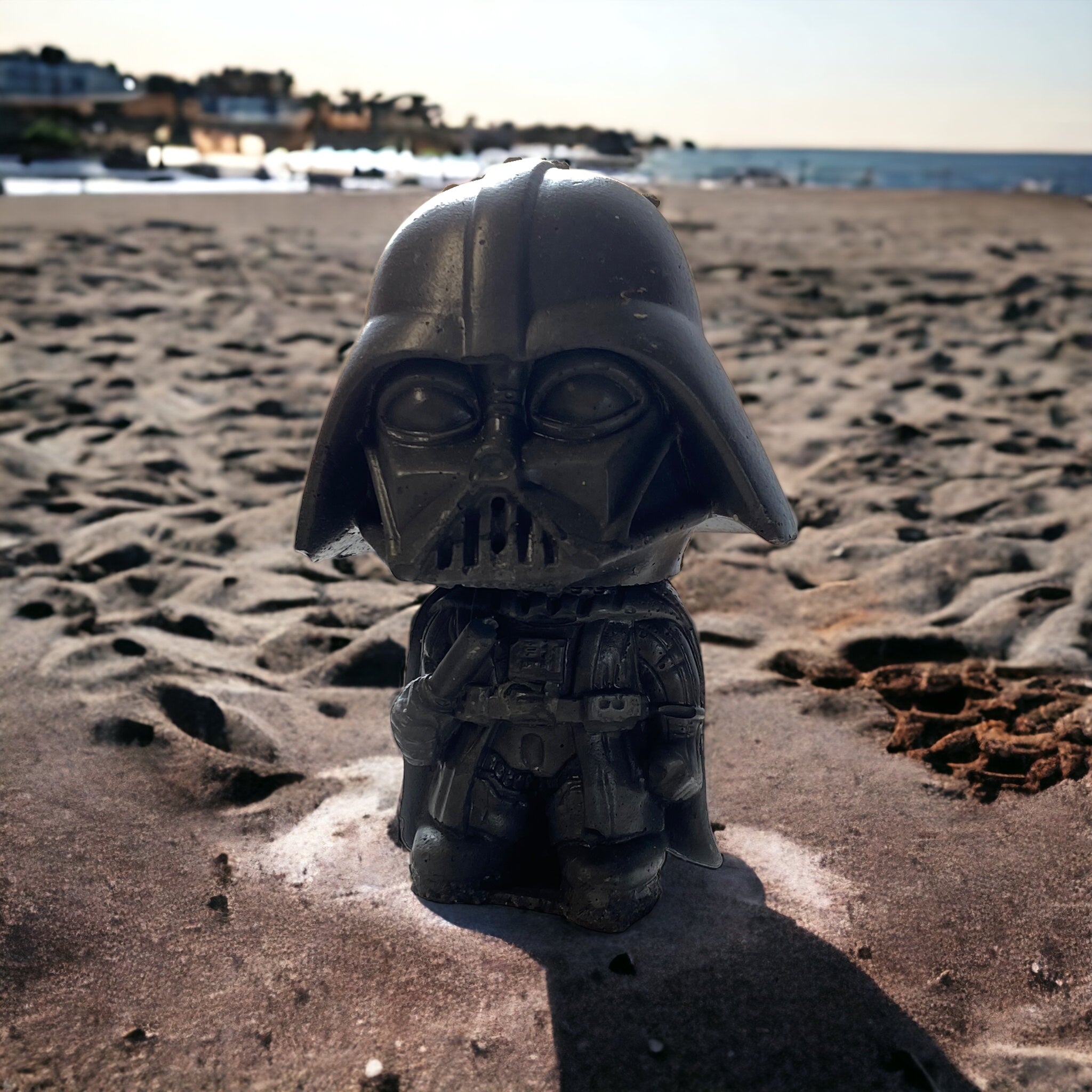 Dark Side Concrete Statue