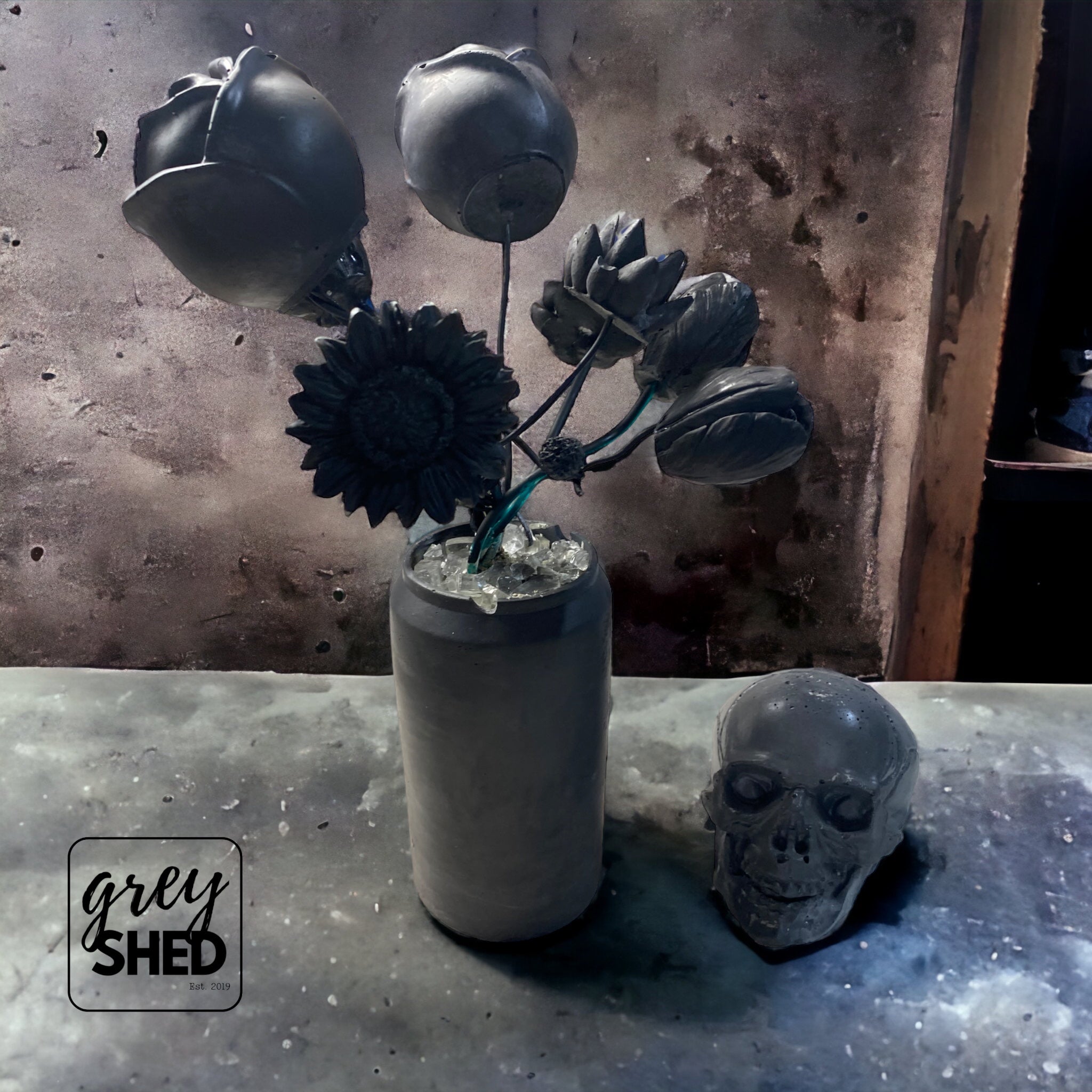 Concrete Flower Bouquet