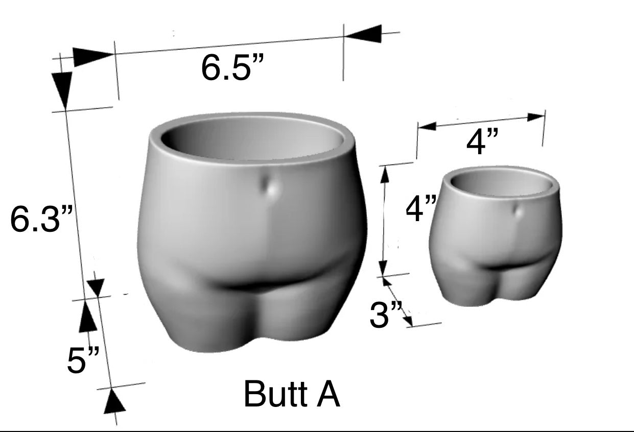Little Booty Planter