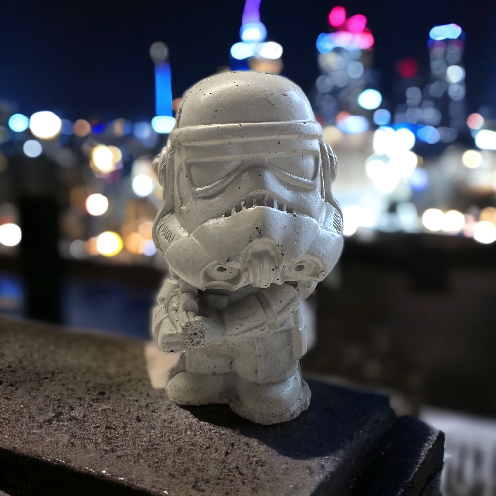 Dark Side Concrete Statue