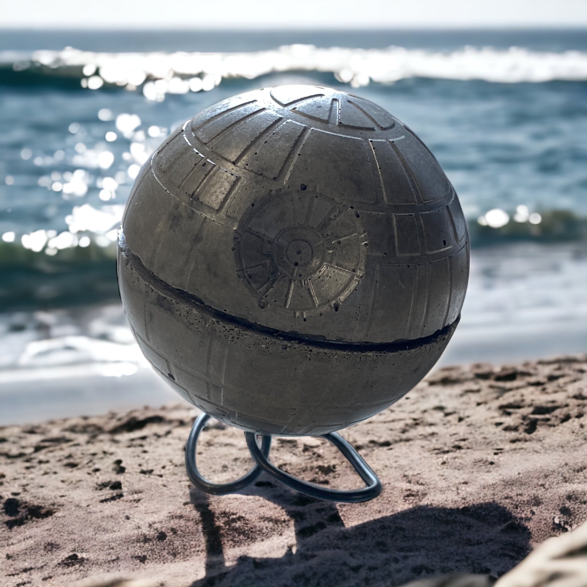 Dark Side Concrete Statue