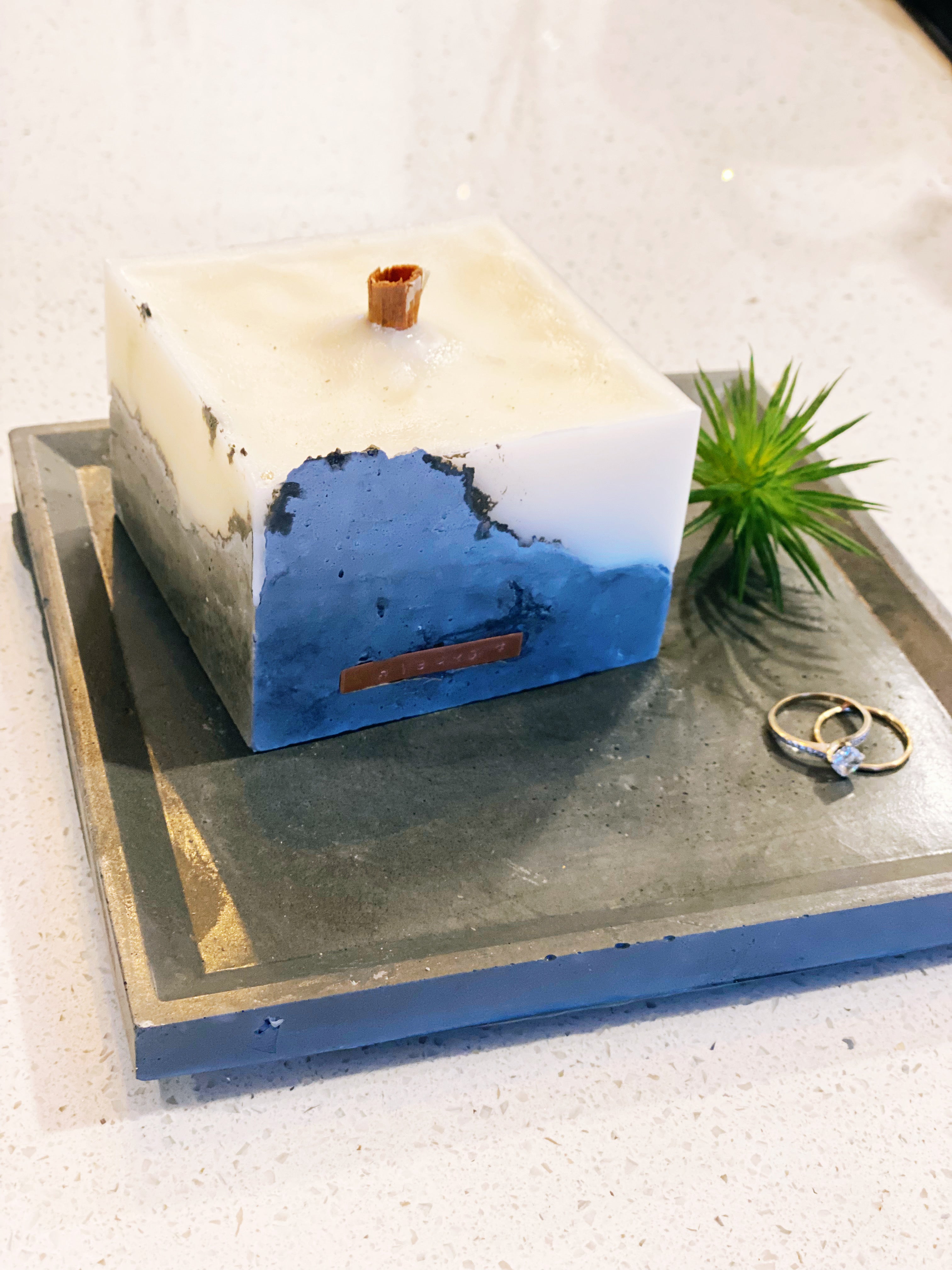 Concrete Candle Pillar