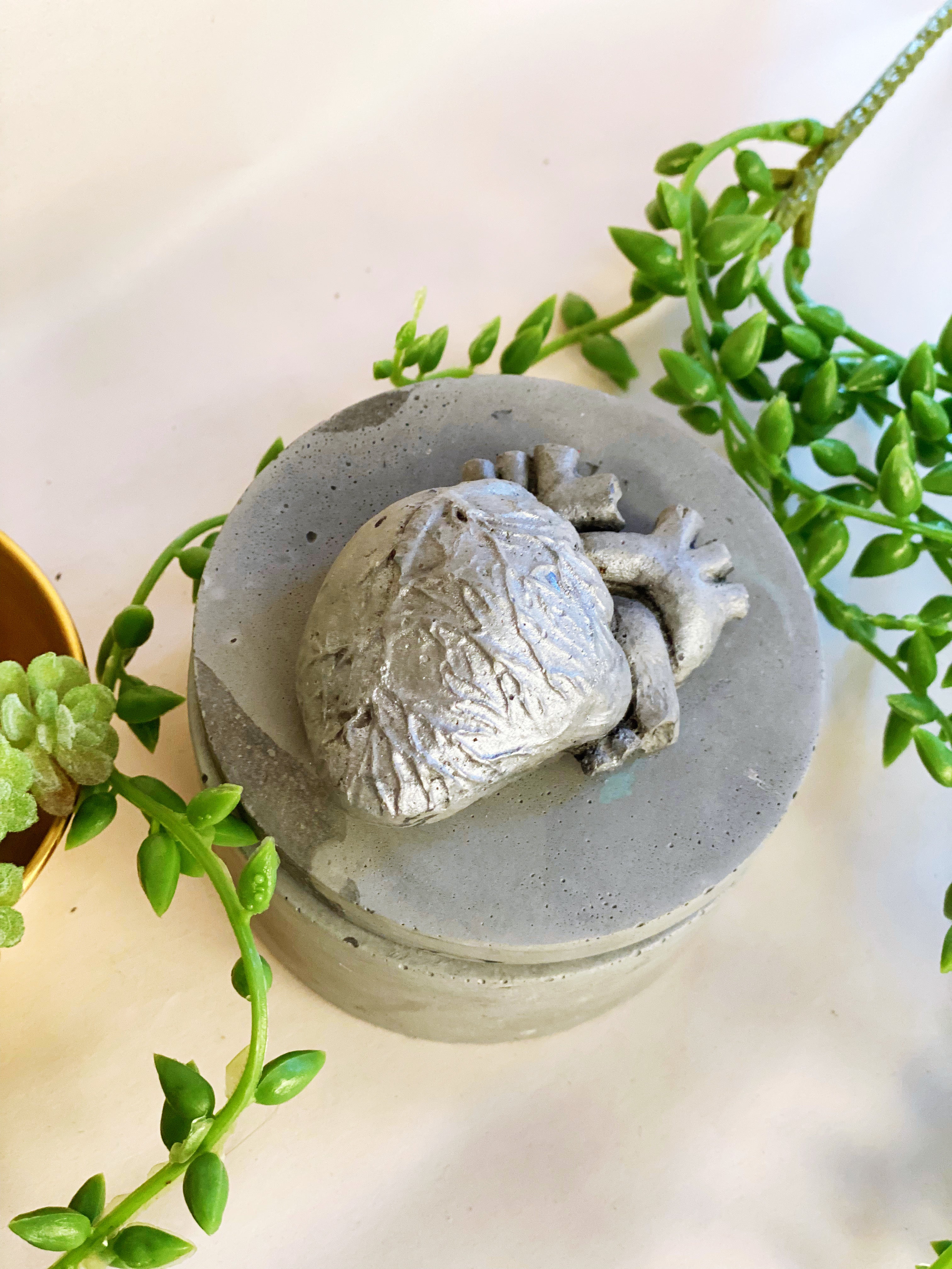 Concrete Container with Lid