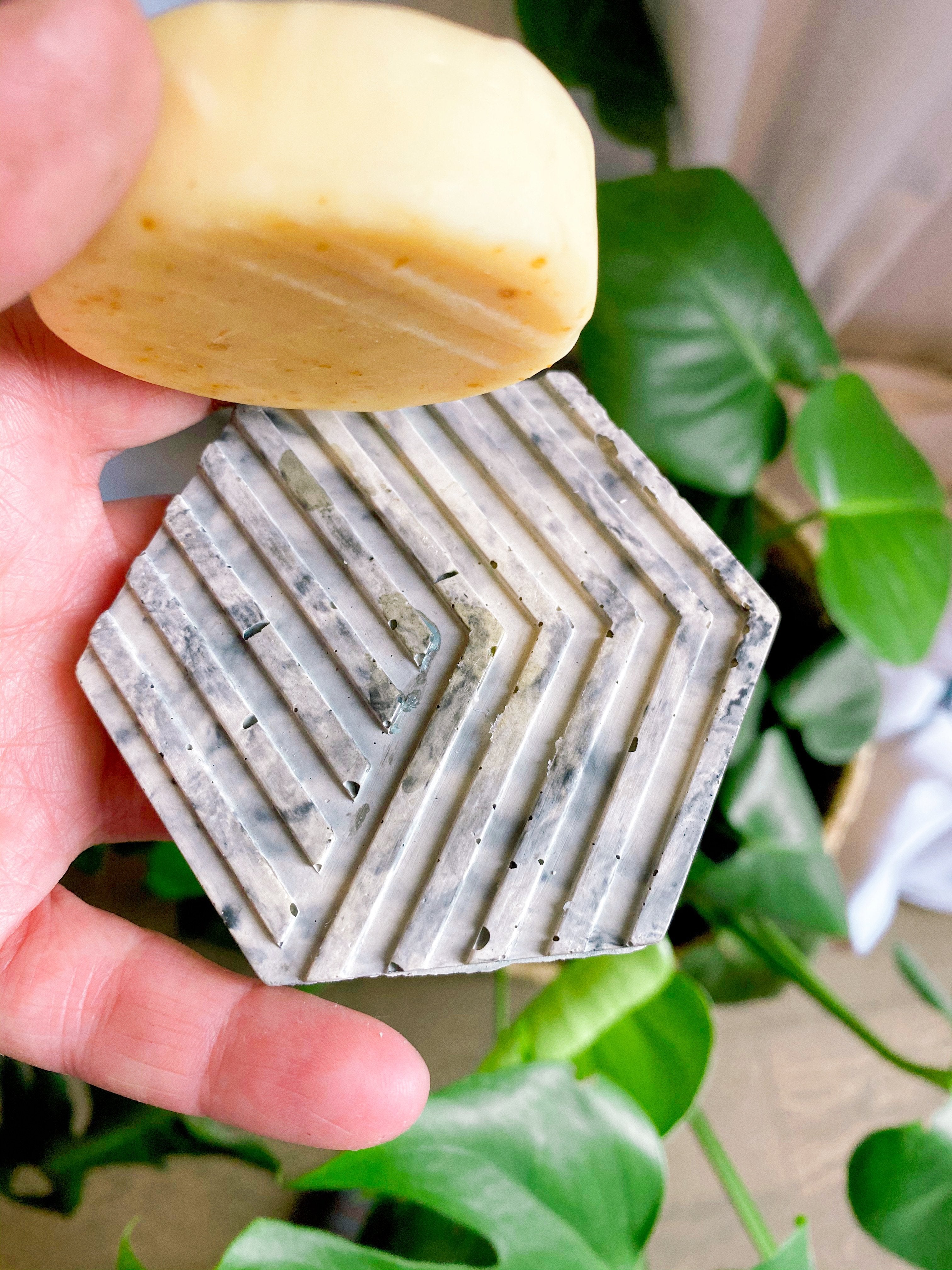 Hexagon Soap Tray - Grey Shed