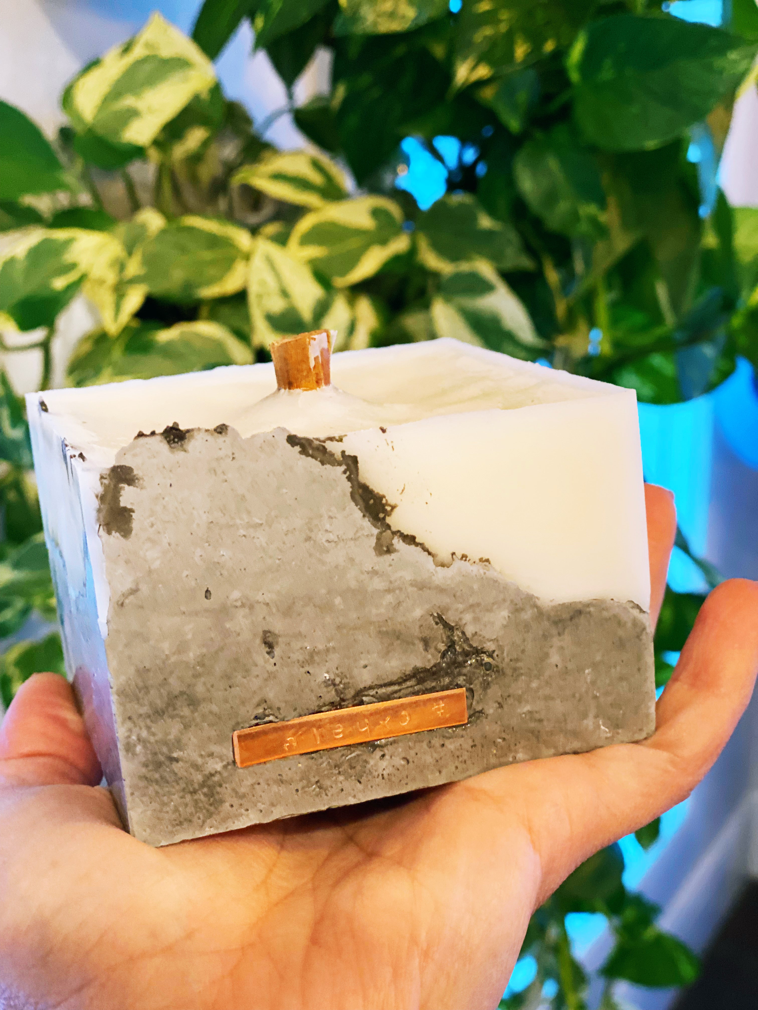 Concrete Candle Pillar