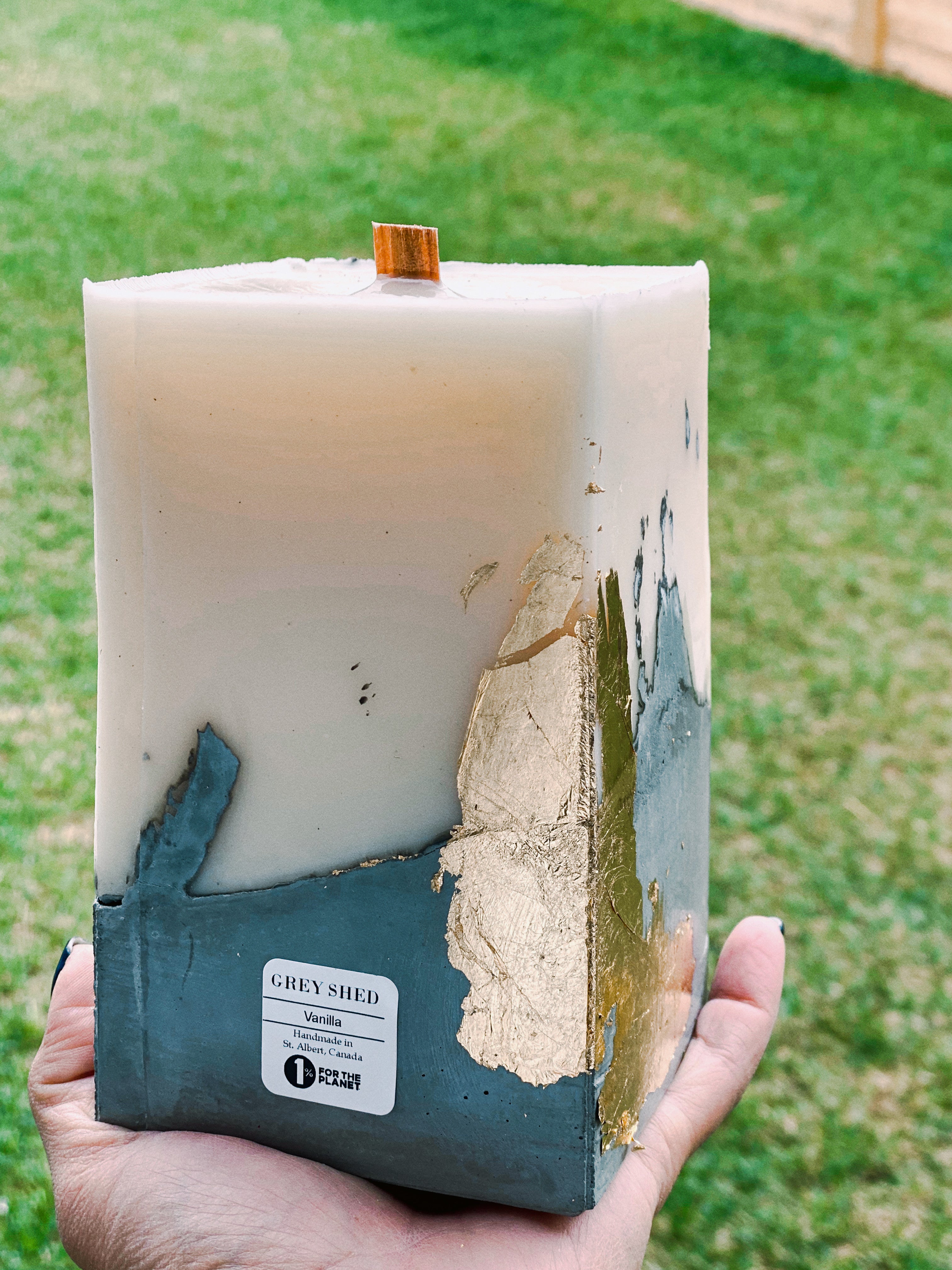 Concrete Candle Pillar