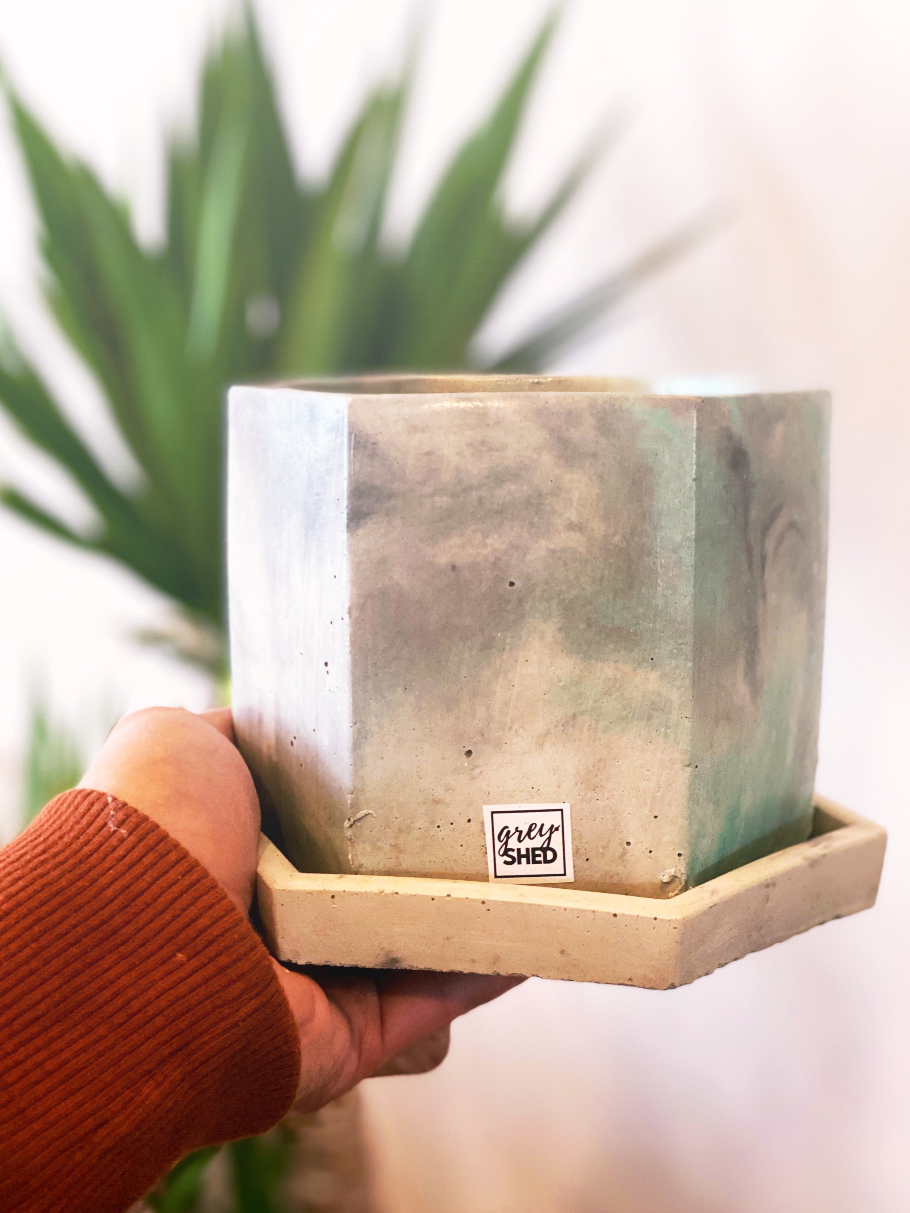 Concrete Geometric Planter