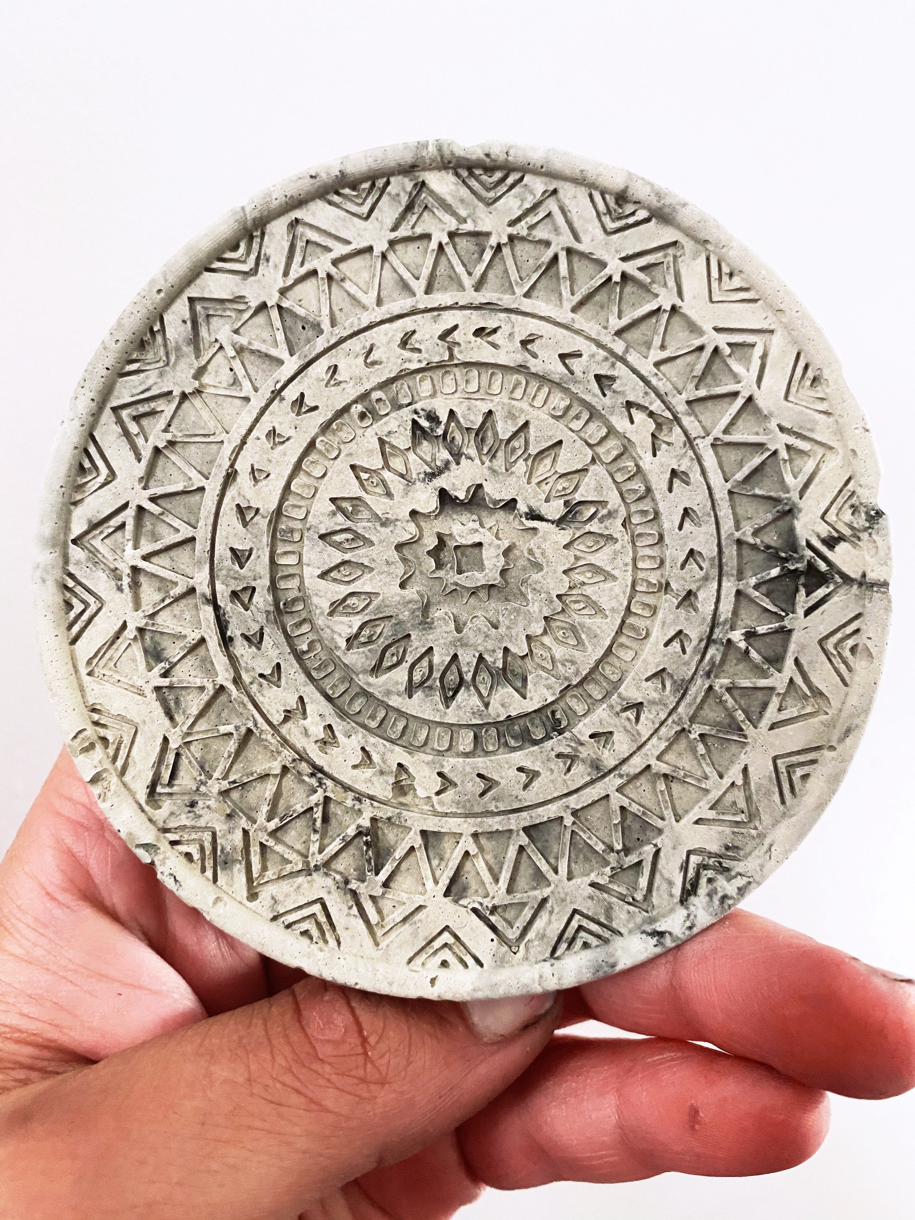 Aztec Coaster - Grey Shed