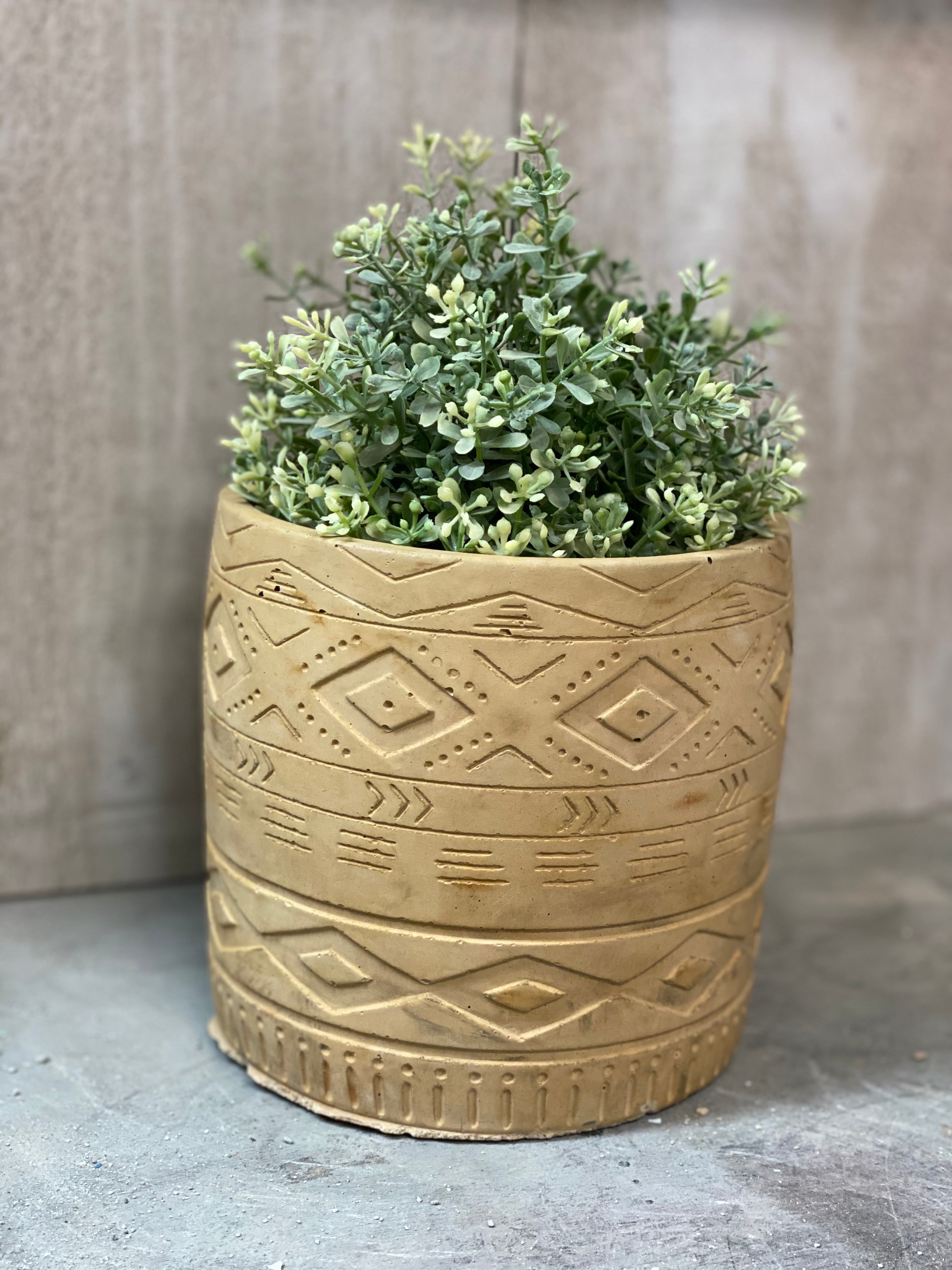 Aztec Plant Pot