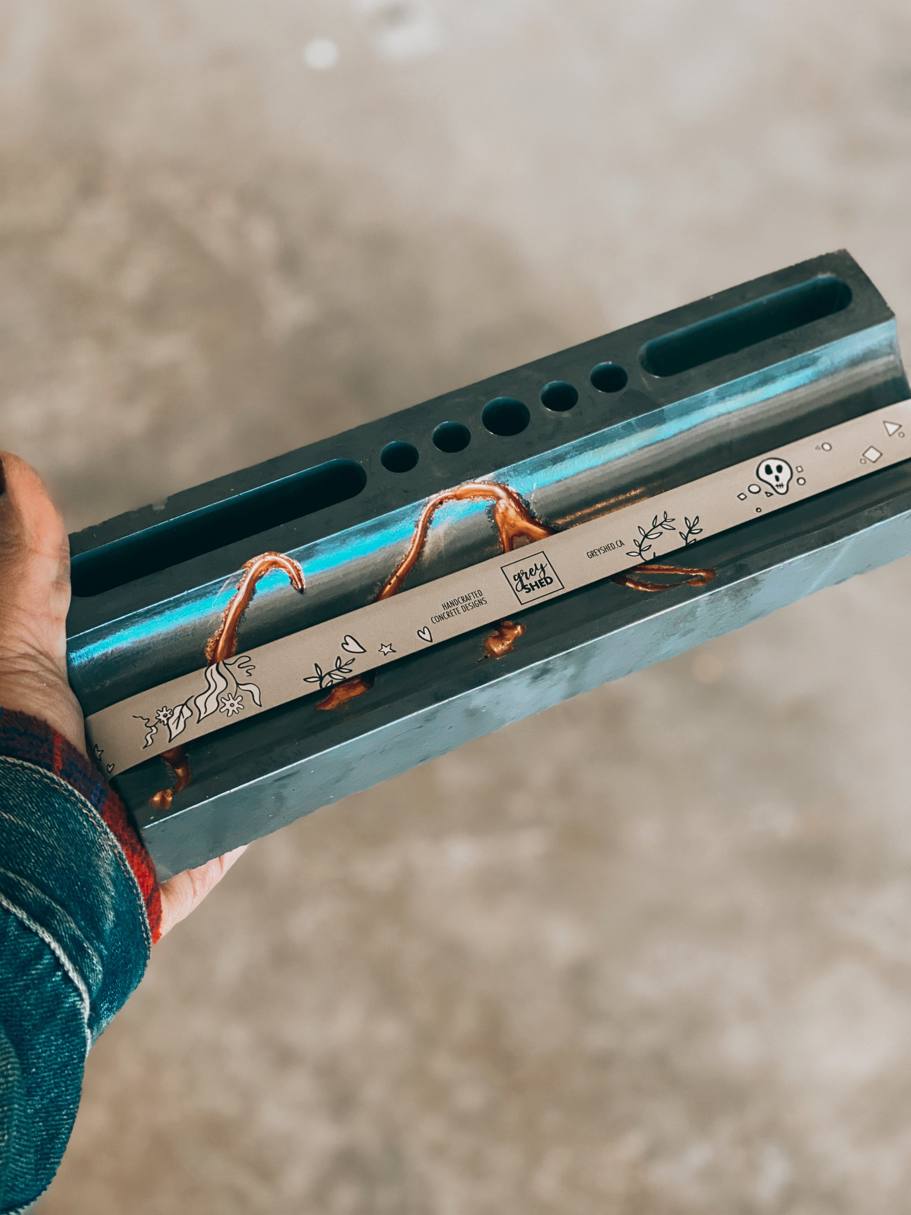 Concrete Desktop Organizer