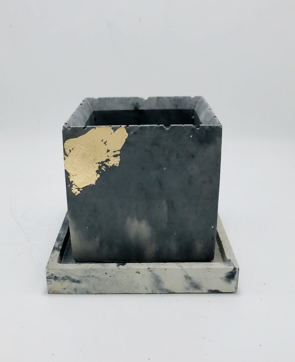 Concrete Cube Planter