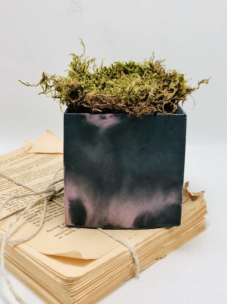 Concrete Cube Planter