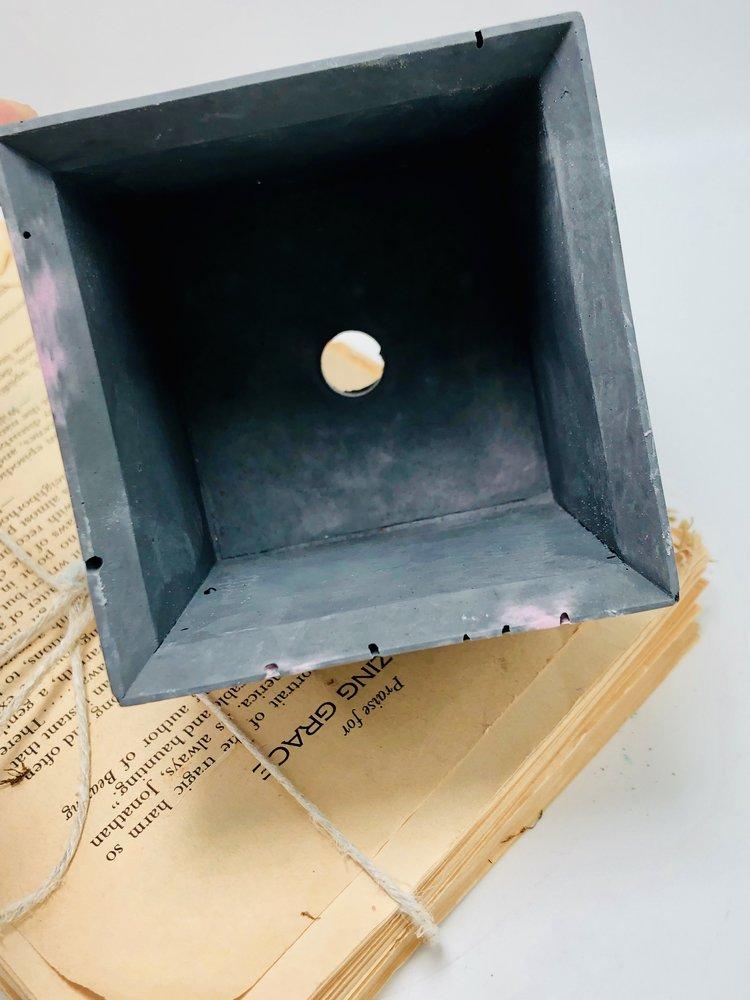 Concrete Cube Planter